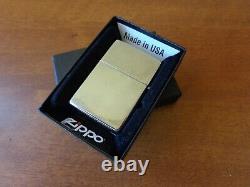 Très rare briquet Zippo Chrome de 1999 édition spéciale du millénaire limitée à 0003/2000