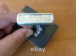 Très rare briquet Zippo Chrome de 1999 édition spéciale du millénaire limitée à 0003/2000