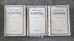 Très rare économie vintage Karl Marx Capital en trois volumes (1962-1967)