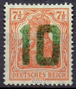 Très rare, édition Gniezno Pologne 2 X. 1919 Ensemble de 2 timbres