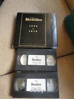 Très rare édition limitée VHS des Beatles, T/N/005, B/T/006, collectionnable