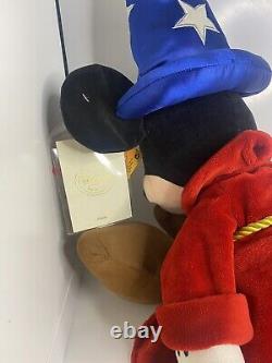 Très rare édition limitée de peluche Mickey Mouse l'apprenti sorcier n°553 sur 2500