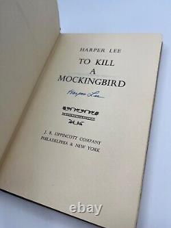Très rare édition signée et dédicacée par Harper Lee de 'Ne tirez pas sur l'oiseau moqueur' de 1960