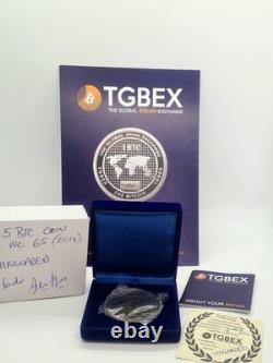 Très rare pour collectionneurs, Bitcoin physique non chargé, édition limitée #65 TGBEX