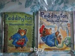 Très rare, première édition de la collection complète de Paddington par Michael Bond et R. W. Alley.