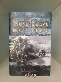 Très rare première édition du livre RuneScape Betrayal at Falador, couverture rigide, 2008.