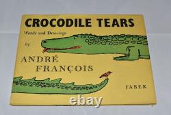 Trouvaille très rare! Larmes de crocodile vintage par André François 1955. Première édition