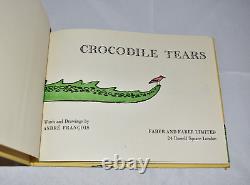 Trouvaille très rare! Larmes de crocodile vintage par André François 1955. Première édition