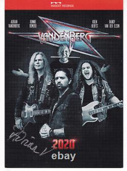 Vandenberg 2020 CD Signé Très Rare Autographié Deluxe Edition 4 Picks De Guitare