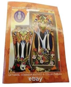 Vase Canopée en Bois Moorcroft. Édition Limitée. TRÈS RARE. Seulement 7 jamais fabriqués.