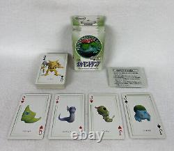Version verte des cartes à jouer Pokémon de Nintendo de 1998, très rare, d'occasion, japonais