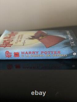 Very Rare Première Edition Harry Potter Edition Italienne Couverture Rigide Collectible