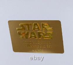 Very Rare Usps Edition Limitée Star War Stamp Pin Set 1 De 400 Made