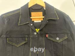 Veste en jean Levi’s trucker noire, édition limitée très rare