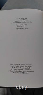 Ville de Révélation, John Michell TRÈS RARE Édition Limitée Signée Première