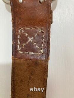 Vivienne Westwood Tan Upcycled Army Style Alex ceinture - Version originale. Très rare