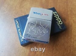 Vtg Très Rare Briquet Zippo Édition Limitée 1996 Groupe Bon Jovi Mains Ensemble