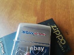 Vtg Très Rare Briquet Zippo Édition Limitée 1996 Groupe Bon Jovi Mains Ensemble