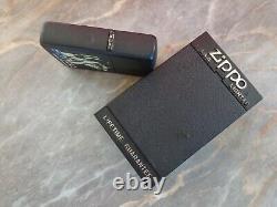 Vtg Très Rare Briquet Zippo Édition Limitée 1996 Noir Mat Groupe Bon Jovi