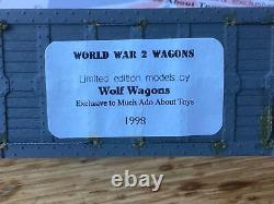 Wagons Wolf Dapol / Bachmann Rame de Wagons de la Seconde Guerre Mondiale TRÈS RARE Édition Limitée