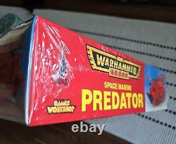 Warhammer 40k Chaos Space Marine Predator Édition 2 1994 Scellé Très Rare