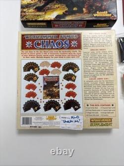 Warhammer Armées Chaos 4e Édition Coffret Supplémentaire Très Rare Complet