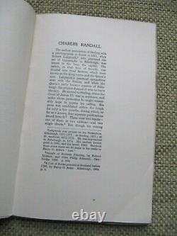 William Harvey IMPRIMERIE À STIRLING (1923) édition limitée signée TRÈS RARE