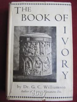 Williamson Le Livre de l’ivoire (1938) Première édition TRÈS RARE avec jaquette d’origine