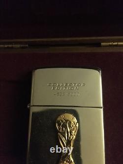 Zippo France Coupe du Monde 98 - Édition limitée - TRÈS RARE